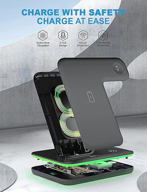 3 in wireless charging station